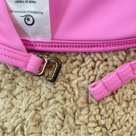 Plumeria Swimwear 'Trouble in Paradise' Strappy T-Back Bikini **TOP Size Large - Picture 13 of 15